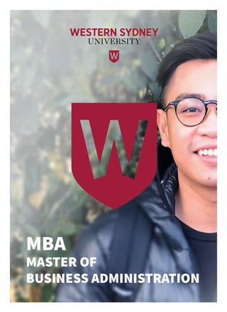 MBA
MASTER OF
BUSINESS ADMINISTRATION
 