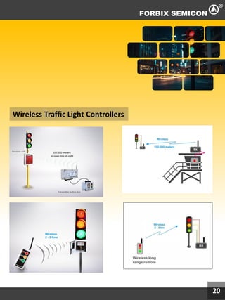 20
Wireless Traffic Light Controllers
 