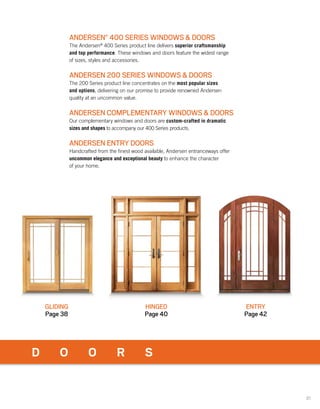 Andersen Brochure 400-200-architectural-series-window-door-9040569 | PDF