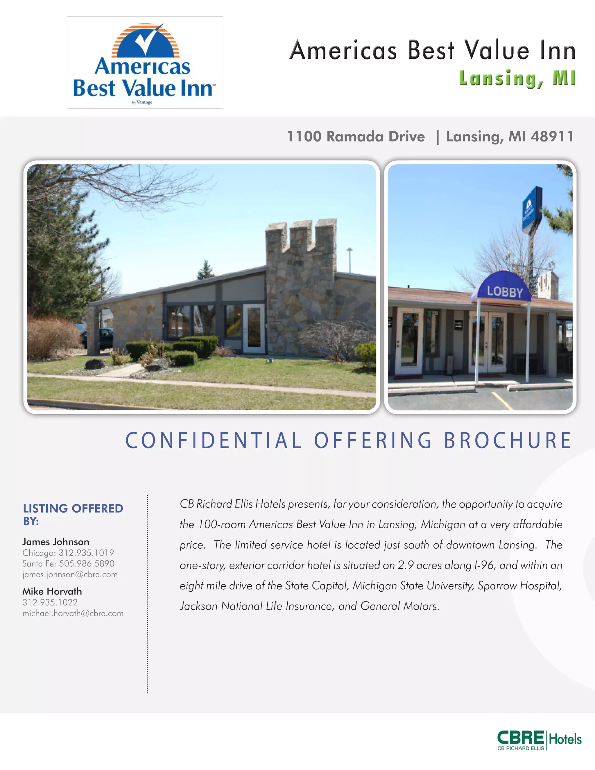Brochure+ +americas+best+value+inn+-+lansing+mi | PDF