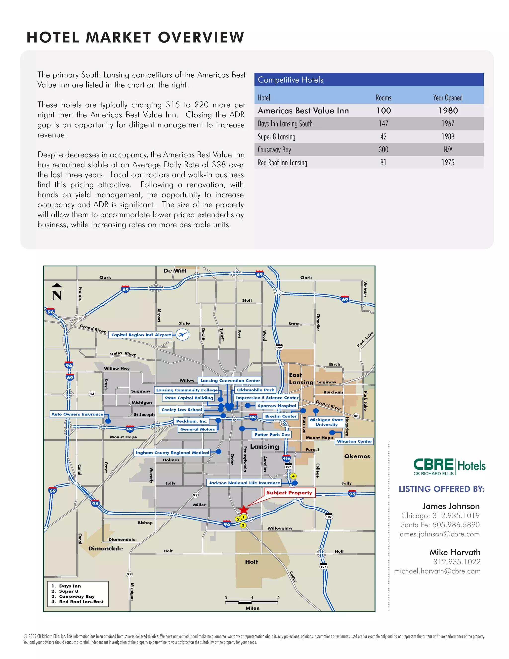 Brochure+ +americas+best+value+inn+-+lansing+mi | PDF