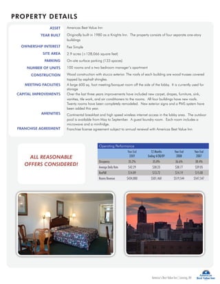 Brochure+ +americas+best+value+inn+-+lansing+mi | PDF