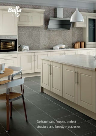 Delicate pale, finesse, perfect
structure and beauty – alabaster.
42
 