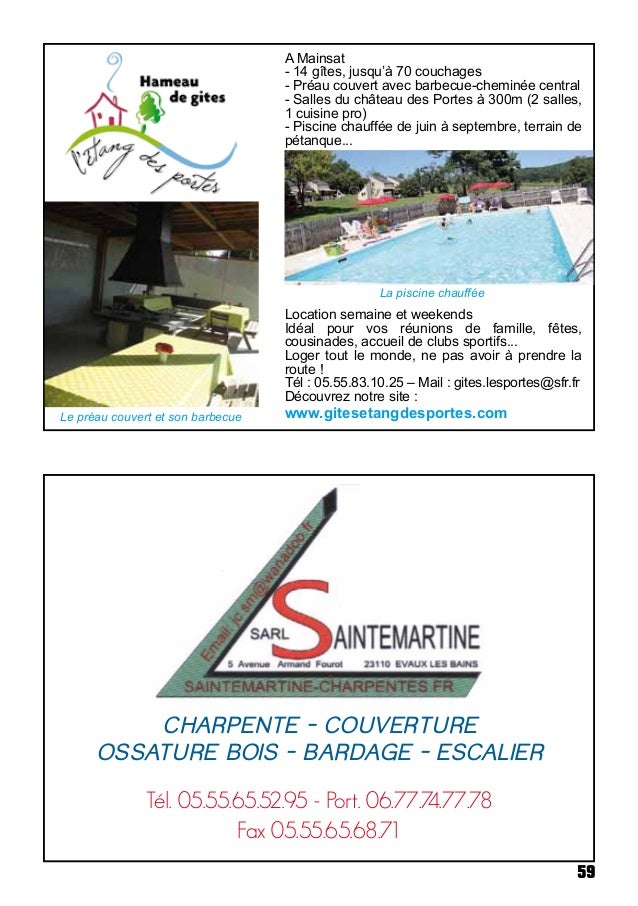 Brochure 2017 Cercle Cycliste Mainsat Evaux