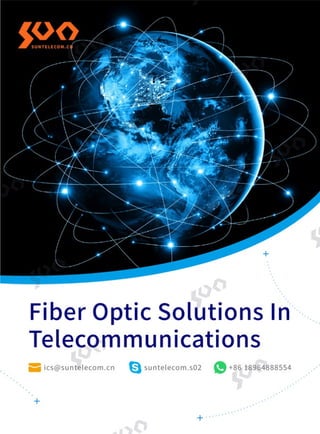 Brochure -fiber optic solutions in telecommunications
