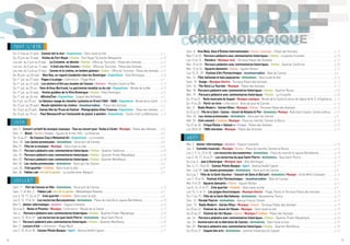 4 5
sommairesommaire
sommaireTOUT L’éTé
	 Du 17 mai au 31 août - Cannes fait le mur - Expositions - Dans toute la ville .....................................................................p.2
	 Du 15 juin au 15 sept. - Visites du Fort Royal - Visites - Fort Royal, Île Sainte-Marguerite ..................................................p.20
	 Les ven. du 2 juin au 8 sept. - La Croisette se dévoile - Visites - Office du Tourisme - Palais des festivals .........................p.21
	 Les lun. du 5 juin au 11 sept. - Il était une fois Cannes - Visites - Office du Tourisme - Palais des festivals ........................p.21
	 Les mer. du 7 juin au 13 sept. - Cannes et le cinéma, un tandem glamour - Visites - Office du Tourisme - Palais des festivals....p.21
	 Du 30 juin. au 24 sept. - Man Ray, un regard clandestin chez les Domergue - Expositions - Villa Domergue .....................p.22
	 Du 1er
juil. au 27 août - Pages à la plage - Littérature - Plage Macé ...................................................................................p.9
	 Du 1er
juil. au 31 août - Les ateliers d’été aux musées de Cannes - Ateliers - Musées Castre et Mer ................................p.10
	 Du 1er
juil. au 29 oct.- Yann Arthus-Bertrand, Le patrimoine mondial vu du ciel - Expositions - Musée de la Mer.............p.22
	 Du 1er
juil. au 24 sept. - Visites guidées de la Villa Domergue - Visites - Villa Domergue ...................................................p.21
	 Du 1er
juil. au 26 nov. - ARnimaTion - Expositions - Suquet des Art(iste)s ............................................................................p.2
	 Du 9 juil. au 29 oct. - Le fabuleux voyage du chevalier Lycklama en Orient (1865 - 1868) - Expositions - Musée de la Castre ....p.23
	 Du 13 juil. au 25 août - Musée éphémère du cinéma - Incontournables - Palais des festivals ...........................................p.6
	 Du 13 juil. au 25 août - Cannes fête les 70 ans du Festival - Photographies Gilles Traverso - Expositions - Palais des festivals ....p.2
	 Du 13 juil. au 15 oct. - Paul Mansouroff ou l’immensité du plaisir à peindre - Expositions - Centre d’art La Malmaison ...p.23
juin
	 Ven. 9 - Concert caritatif de musique classique - Tous au concert pour Toutes à l’école - Musique - Palais des festivals ......p.8
	 Dim. 11 - Block - Danse / Cirque - Square du 8 mai 1945 - La Roseraie ..............................................................................p.8
	 Du 16 au 27 - De Cassius Clay à Mohamed Ali - Expositions - La Croisette ........................................................................p.2
	 Dim. 18 - Les Joutes provençales - Animations - Vieux port de Cannes ..............................................................................p.8
	 Mer. 21 - Fête de la musique - Musique - Dans toute la ville ...............................................................................................p.8
	 Mer. 21 - Parcours pédestre avec commentaires historiques - Visites - Quartier Californie ..............................................p.20
	 Jeu. 22 - Parcours pédestre avec commentaires historiques - Visites - Quartier Prado-République .................................p.20
	 Ven. 23 - Parcours pédestre avec commentaires historiques - Visites - Quartier Montfleury .............................................p.20
	 Ven. 23 - Les Joutes provençales - Animations - Vieux port de Cannes ..............................................................................p.8
	 Lun. 26 - Ciné quartier - Cinéma - Dans toute la ville ..........................................................................................................p.9
	 Ven. 30 - Fables Lab - Art de la parole - La coulée verte, Ranguin ......................................................................................p.9
juillet
	 Sam. 1er
- Port de Cannes en fête - Animations - Vieux port de Cannes ..............................................................................p.10
	 Sam. 1er
et dim. 2 - Fables Lab - Art de la parole - Médiathèque Noailles .........................................................................p.9
	 Les 3, 10, 17, 24, et 31 - Ciné quartier - Cinéma - Dans toute la ville ...................................................................................p.9
	 Les 5, 12, 19 et 26 - Les nocturnes Boccassiennes - Animations - Place du marché et square Barthélemy .......................p.10
	 Mer. 5 - Atelier informatique - Ateliers - Espace Calmette .................................................................................................p.10
	 Du 6 au 8 - Notes et Plumes - Musique / Littérature - Musée de la Castre .........................................................................p.11
	 Jeu. 6 - Parcours pédestre avec commentaires historiques - Visites - Quartier Prado-République...................................p.20
	 Les 6, 13, 20 et 27 - Les nocturnes du quai Saint-Pierre - Animations - Quai Saint-Pierre .................................................p.10
	 Ven. 7 - Parcours pédestre avec commentaires historiques - Visites - Quartier Montfleury ..............................................p.20
	 Ven. 7 - Lecture d’été - Littérature - Plage Macé ................................................................................................................p.11
	 Les 7, 15, 22 et 28 - Cannes Pelote Basque - Sport - Avenue André Capron ........................................................................p.11
	 Sam. 8 - Viva Maïa, Gala d’Étoiles Internationales - Danse classique - Palais des festivals ...............................................p.12
	 Mar.11 et 25 - Parcours pédestre avec commentaires historiques - Visites - La pointe Croisette ......................................p.20
	 Les 12 et 13. - Pantiero - Musique rock - Terrasse Palais des festivals ...............................................................................p.12
	 Mer. 12 et 26 - Parcours pédestre avec commentaires historiques - Visites - Quartier Californie ......................................p.20
	 Mer. 12 et 26 - Squares dansants - Danse - Square Verdun .................................................................................................p.12
	 Les 13, 21, 29 - Festival d’Art Pyrotechnique - Incontournables - Baie de Cannes .............................................................p.6
	 Ven. 14 - Fête nationale et bals populaires - Animations - Dans toute la ville ....................................................................p.12
	 Sam. 15 - Kungs - Musique électro - Terrasse Palais des festivals ......................................................................................p.13
	 Dim. 16 - The Voice La Tournée - Musique - Palais des festivals .........................................................................................p.13
	 Mar. 18 - Parcours pédestre avec commentaires historiques - Visites - Quartier Russe ....................................................p.20
	 Mer. 19 - Parcours pédestre avec commentaires historiques - Visites - La Croisette .......................................................p.20
	 Du 19 au 23 - Nuits musicales du Suquet - Musique classique - Musée de la Castre et parvis de l’église de N. D. d’Espérance....p.14
	 Du 19 au 30 - Partir en livre - Littérature - Aires de jeux de Cannes ...................................................................................p.16
	 Ven. 21 - Radio Modern - Soirée fifties - Musique / Danse - Terrasse Palais des festivals ..................................................p.13
	 Du 22 au 23 - Fête de la Saint - Cassien - Concert de Natasha St-Pier - Animations / Musique - Butte Saint-Cassien, Cannes la Bocca .....p.16		
	 Dim. 23 - Les Joutes provençales - Animations - Vieux port de Cannes ..............................................................................p.8
	 Mar. 25 - Ciné-concert - Cinéma / Musique - Place du marché, Cannes la Bocca ...............................................................p.16
	 Du 27 au 30 - Cirque Éloize « Saloon » - Cirque - Palais des festivals ...............................................................................p.15
	 Les 28 et 29 - 1000 choristes - Musique - Palais des Victoires ............................................................................................p.16
août
	 Mer. 2 - Atelier informatique - Ateliers - Espace Calmette .................................................................................................p.10
	 Jeu. 3 - Comédie musicale - Musique / Danse - Place du marché, Cannes la Bocca ...........................................................p.16
	 Les 2, 9, 16, 23 et 30 - Les nocturnes boccassiennes - Animations - Place du marché et square Barthélemy.....................p.10
	 Les 3, 10, 17, 24 et 31 - Les nocturnes du quai Saint-Pierre - Animations - Quai Saint-Pierre............................................p.10
	 Du 3 au 6 - Jazz à Domergue - Musique Jazz - Villa Domergue ...........................................................................................p.17
	 Ven. 4, 11, 18 et 25 - Cannes Pelote Basque - Sport - Avenue André Capron .......................................................................p.11
	 Ven. 4 et 18 - Les Joutes provençales - Animations - Vieux port de Cannes .......................................................................p.8
	 Du 5 au 7 - Fête de la Saint-Sauveur - Concert de Dave et Barzotti - Animations / Musique - Ecole Mont-Chevalier ...........p.16
	 Les 7, 15 et 24 - Festival d’Art Pyrotechnique - Incontournables - Baie de Cannes ...........................................................p.6
	 Mer. 9 et 23 - Squares dansants - Danse - Square Verdun ...................................................................................................p.12
	 Les 8, 14, 21 et 27 - Ciné quartier - Cinéma - Dans toute la ville .........................................................................................p.9
	 Les 10, 11 et 12 - Les plages électroniques - Musique électro - Plage, Parvis et Terrasse Palais des festivals ..................p.18
	 Du 11 au 19 - Fête de la Saint-Barthélemy - Animations - Boulodrome Troncy ..................................................................p.16
	 Dim. 13 - Parade Fleurie - Animations - Avenue Francis Tonner .........................................................................................p.16
	 Sam. 19 - Radio Modern - Soirée fifties - Musique / Danse - Terrasse Palais des festivals .................................................p.13
	 Du 20 au 22 - Festival du Jeune Art Russe - Musique - Dans toute la ville .........................................................................p.18
	 Du 23 au 27 - Festival de l’Art Russe - Danse / Musique / Cinéma - Palais des festivals ....................................................p.18
	 Jeu. 24 - Parcours pédestre avec commentaires historiques - Visites - Quartier Prado-République.................................p.20
	 Jeu. 24 - Anniversaire de la libération de Cannes - Animations - Dans toute la ville ..........................................................p.20
	 Ven. 25 - Parcours pédestre avec commentaires historiques - Visites - Quartier Montfleury .............................................p.20
	 Du 25 au 27 - Suquet des arts - Animations - Quartier historique du Suquet ......................................................................p.20
CHRONOLOGIQUECHRONOLOGIQUE
chronologique
 