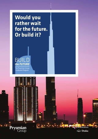 Would you
rather wait
for the future.
Or build it?
 