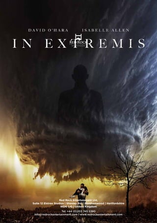 Red Rock Entertainment Ltd,
Suite 12 Elstree Studios | Shenley Rd. | Borehamwood | Hertfordshire
WD6 1JG | United Kingdom
Tel: +44 (0)203 745 5380
info@redrockentertainment.com | www.redrockentertainment.com
 