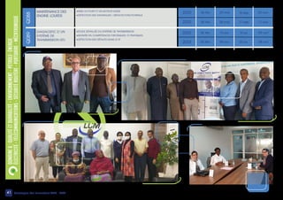 41 Catalogue des formations 2022 - 2023
DOMAINE
6
:
QUALITé
ET
DURABILITÉ
–
ENVIRONNEMENT
–
PéTROLE-
éNERGIE
éLECTRICITé
-
TéLéCOMMUNICATIONS
-
SécUriTé
ROUTèRE
-
PORTUAIRE
-
MÉCATRONIQUE
MAINTENANCE DES
ENGINS LOURDS
DIAGNOSTIC D’UN
SYSTÈME DE
TRANSMISSION (ST)
•MISE AU POINT D’UN MOTEUR DIESEL
•DÉTECTION DES ANOMALIES / DÉFAUTS FONCTIONNELS
•ETUDE DÉTAILLÉE DU SYSTÈME DE TRANSMISSION
•MONTÉE EN COMPÉTENCES THÉORIQUES ET PRATIQUES
•DÉTECTION DES DÉFAUTS DANS LE ST
Q088
Q089
09 oct
10 jul
10 avr
06 fév
2022
2023 08 oct
02 jul
09 avr
05 fév
2022 20 nov
18 sep
29 mai
06 fév
2023 17 nov
17 sep
28 mai
05 fév
 