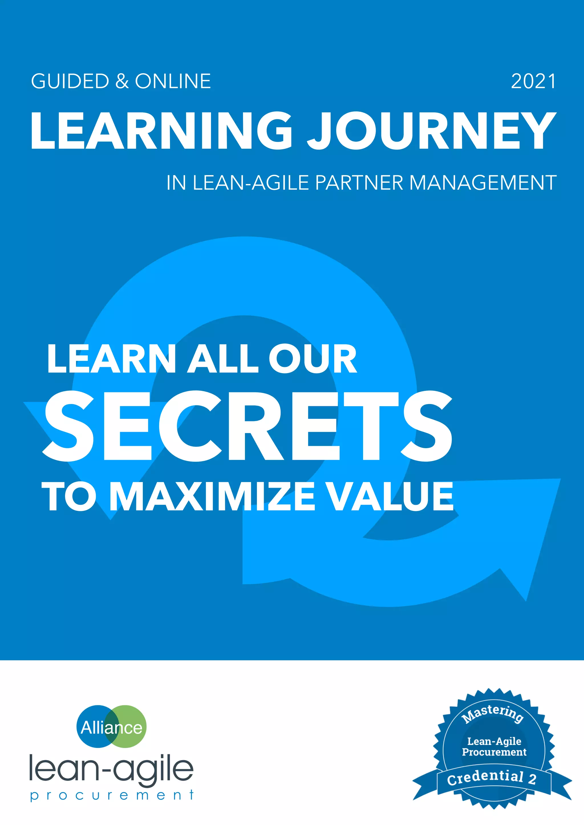 Brochure - Learning Journey Mastering Lean-Agile Procurement (Credential2)
