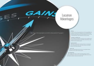 Location 
Advantages 
HNI Hub 
Located in the fast evolving residential hub of HNI’s (nearly 5000 hi-end 
apartments coming up in the neighborhood, such as M3M Golf Estate, 
M3M Polo Suites, M3M Panorama Suites, M3M Merlin and many more) 
makes M3M Urbana a dream destination for premium brands. 
Everything’s a heartbeat away 
Both necessities and privileges are within easy reach, with M3M Urbana 
enjoying unmatched proximity to South Delhi, proposed Metro corridor, 
Medanta and the international airport. 
Corporate epicenter 
M3M Urbana is located right in the heart of India Inc’s most important 
hubs, with top business houses, Fortune 500 corporate’s and institutes 
making this their preferred destination. 
Investor’s pick 
Enjoying capital appreciation by the day, this is an area slated to become 
amongst the country’s hottest investment options. 
Most Valuable Place 
With its strategic location edge, on Golf Course Extension Road in sector 67 
Gurgaon, M3M Urbana is well on its way to becoming Delhi (NCR) most prominent 
spot coveted by individuals, brands and corporate’s alike. 
http://www.m3mnewprojects.co.in/m3m-urbana-sector-67-gurgaon/ 
 