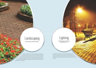 Lighting 
Lighting Design Partnership 
International, U.K. 
Lighting Design International UK”, Urbana’s lighting consultant based 
out of London is a celebrated name in the domain, differentiating itself via 
outstanding lighting ideas and solutions to its prestigious roster of global 
clientele such as Brookland, Lumiere, Claridges, Four Seasons and The Savoy, to 
name some. 
Landscaping 
Element Design Studio Singapore 
A touch of California come under a tropical canopy of trees where 
master planning and landscape architect Element Design Studio bring their 
acclaimed dexterities (of over 70 years) in concept, schematic and landscape 
design to work magic that both enthrals and generates awe. Gregory Konark has, in 
the past, visualized a series of magnum opus for Taj Hotel Mumbai, Vivanta Gurgaon, 
Radisson Plaza Mumbai, Bel Ombre Hotel, The Groove Kenya, Thomson Line MRT Singapore 
and Neotown Port Louis Mauritius. 
http://www.m3mnewprojects.co.in/m3m-urbana-sector-67-gurgaon/ 
 