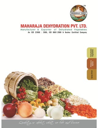 Brochure   Maharaja Dehydration