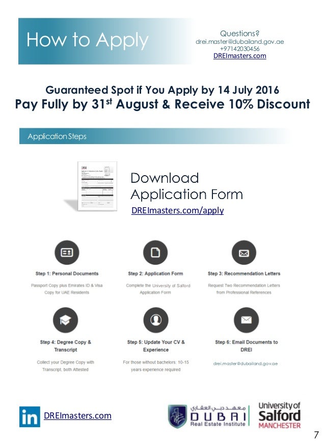 MSc Real Estate & Property Management