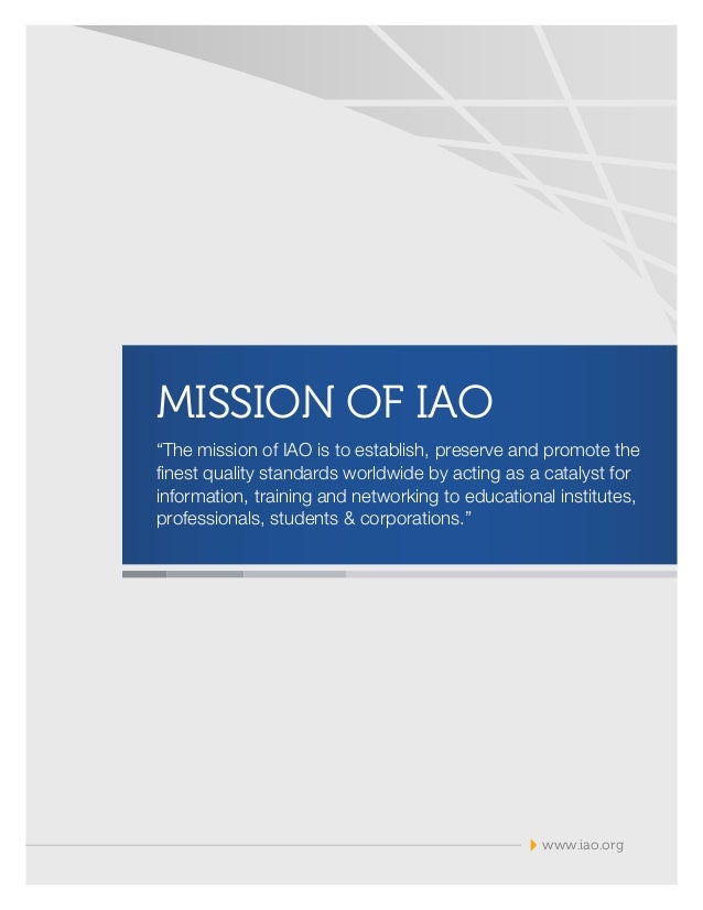 iao benchmarking international accreditation standards globally what is iao certification