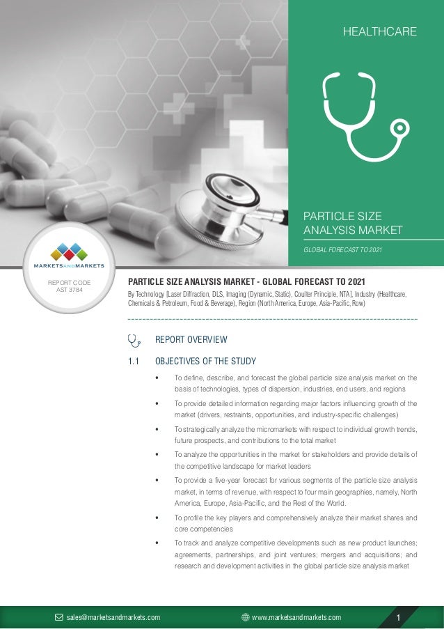 particle size analysis market worth 256 1 million usd by 2021 particle size technology