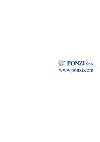 PONZI SpA
www.ponzi.com
 