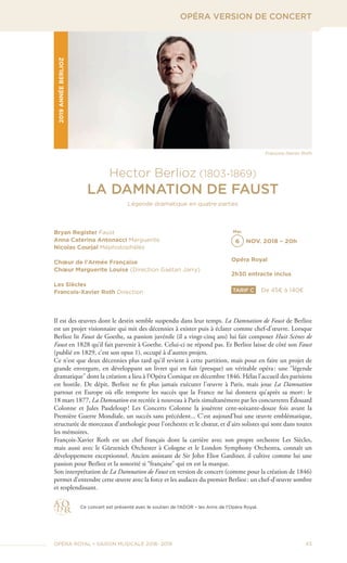 Jules Rott Brochure saison-musicale 2018-19 de l'Opéra Royal | PDF