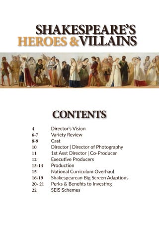 SHAKESPEARE’S HEROES AND VILLAINS