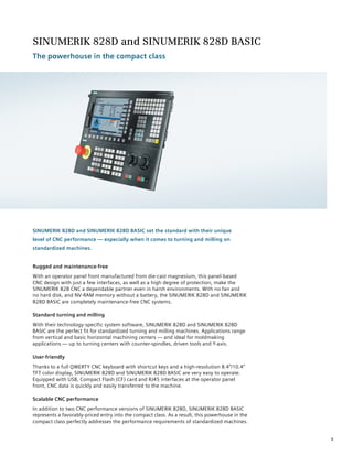 Brochure sinumerik | PDF