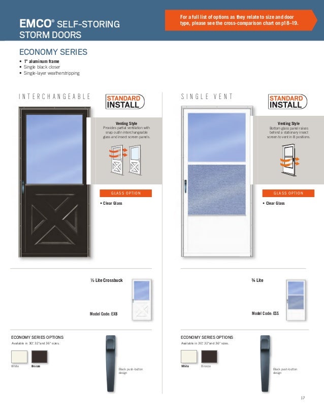 Brochure Storm Screen Door 9077597