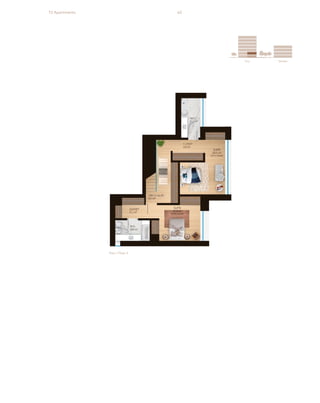 43
City Garden
esquema_final.pdf 1 13/08/2018 15:0
Piso / Floor 2
T2 Apartments
 