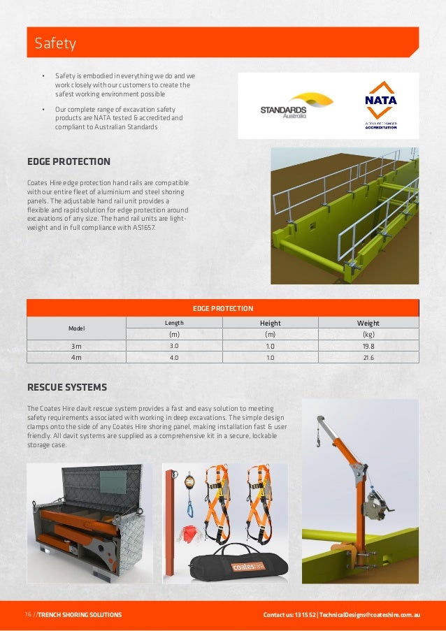 Coates Hire Trench Shoring Solutions