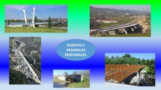 PUENTES Y
PASARELAS
PEATONALES.
 
