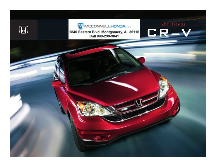 2011 Honda CRV Brochure Montgomery Alabamaama