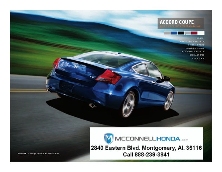 McConnell Honda Montgomery Alabama Brochure 2011 Honda full line
