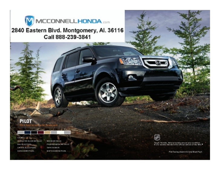 McConnell Honda Montgomery Alabama Brochure 2011 Honda full line