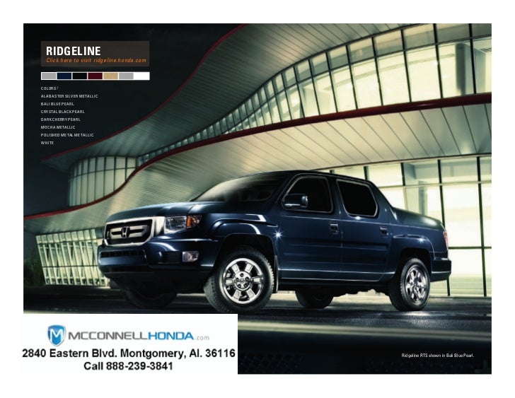 McConnell Honda Montgomery Alabama Brochure 2011 Honda full line