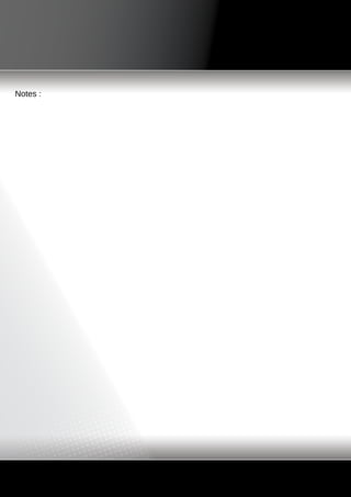 Notes :
 