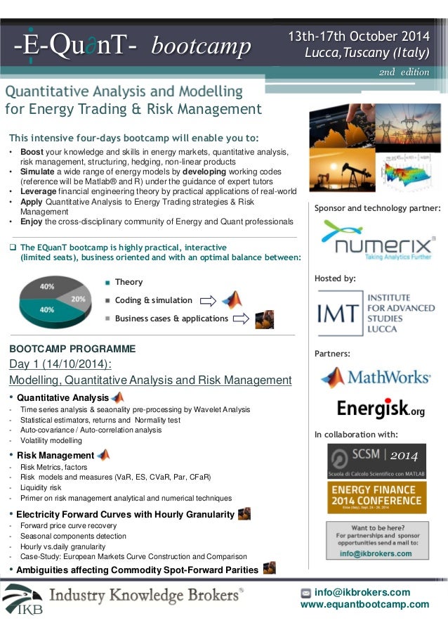 Quantitative analysis trading strategies