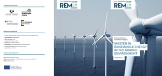 REM - MASTER IN RENEWABLE ENERGY IN THE MARINE ENVIRONMENT | PDF
