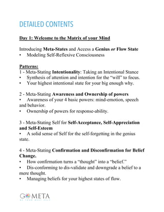 Self Leadership Course Brochure | PDF