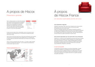 8 9
À propos
de Hiscox France
Un assureur spécialiste proche de vous
Une implantation régionale
Implanté en France depuis ...
