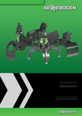 Anbaugeräte
Attachments
und Schnellwechsel-Systeme
and quick changing devices
 