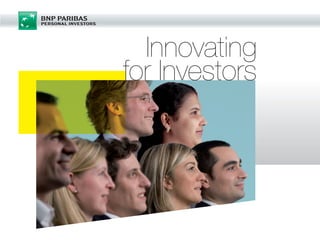Innovating
for Investors
 