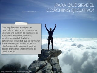 Brochure Coaching Ejecutivo