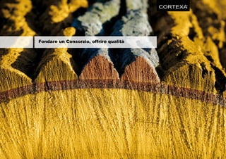 CORTEXA
                                              ®




Fondare un Consorzio, offrire qualità
 