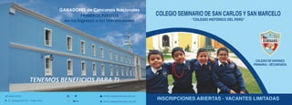info@colegioseminario.edu.pe
www.colegioseminario.edu.peJr. Gamarra Nº 251 - Trujillo, Perú
(044) 262721
YouTube
 