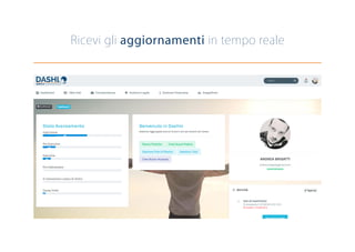 Ricevi gli aggiornamenti in tempo reale
 