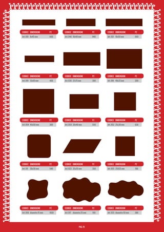 CODICE 	 DIMENSIONI	

PZ

CODICE 	 DIMENSIONE	

PZ

CODICE 	 DIMENSIONE	

PZ

CODICE 	 DIMENSIONE	

PZ

CODICE 	 DIMENSIONE	

PZ

CODICE 	 DIMENSIONI	

PZ

CODICE 	 DIMENSIONE	

PZ

CODICE 	 DIMENSIONE	

PZ

CODICE 	 DIMENSIONI	

PZ

CODICE 	 DIMENSIONE	

PZ

CODICE 	 DIMENSIONE	

PZ

CODICE 	 DIMENSIONI	

PZ

CODICE 	 DIMENSIONE	

PZ

CODICE 	 DIMENSIONE	

PZ

CODICE 	 DIMENSIONI	

PZ

 