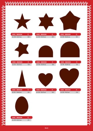 CODICE 	 DIMENSIONE	

PZ

CODICE 	 DIMENSIONE	

PZ

CODICE 	 DIMENSIONI	

PZ

CODICE 	 DIMENSIONE	

PZ

CODICE 	 DIMENSIONE	

PZ

CODICE 	 DIMENSIONI	

PZ

CODICE 	 DIMENSIONE	

PZ

CODICE 	 DIMENSIONE	

PZ

CODICE 	 DIMENSIONI	

PZ

CODICE 	 DIMENSIONE	

PZ

 