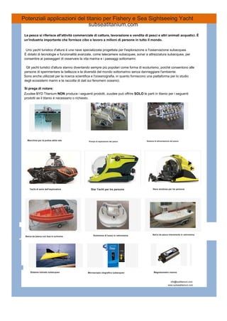 Brochure dei prodotti su misura di Zuudee BYD Titanium per l'industria subacquea e offshore it.pdf