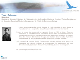 Brochure de presentation Eurosearch&Associes