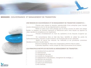 Brochure de presentation Eurosearch&Associes