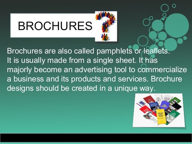 what is broucher