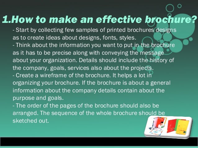 brochure designing its purpose importance and how it should be made what is brochure